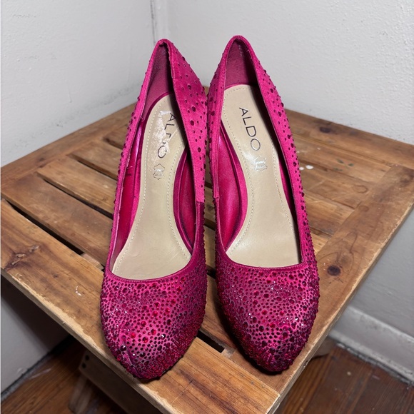 Aldo Studded Stiletto Platform Heels - Picture 11 of 11